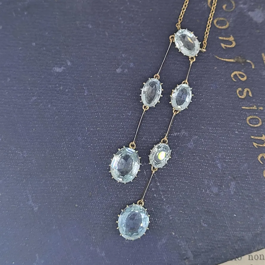 15ct Aquamarine Negligee Necklace — image 3