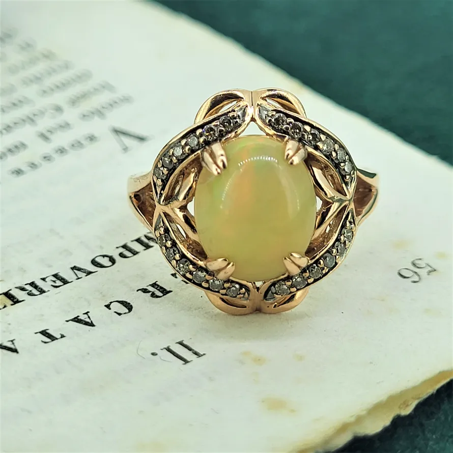 14ct Fancy Le Vian Rose Gold Opal Ring  — image 2