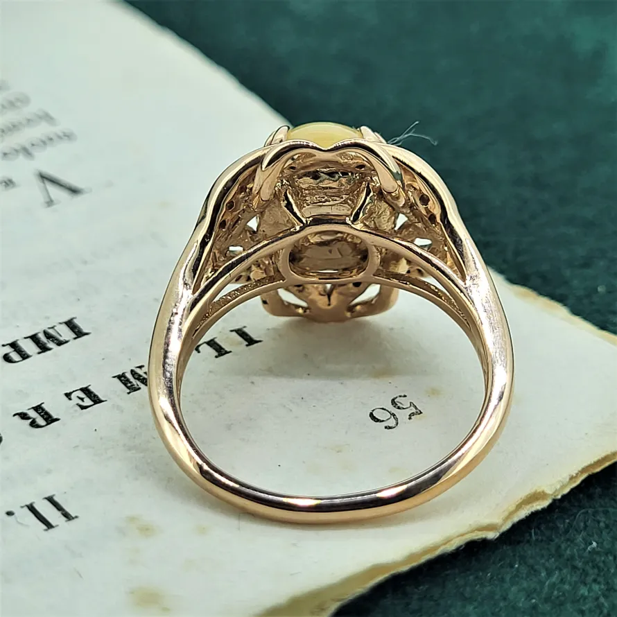 14ct Fancy Le Vian Rose Gold Opal Ring  — image 3