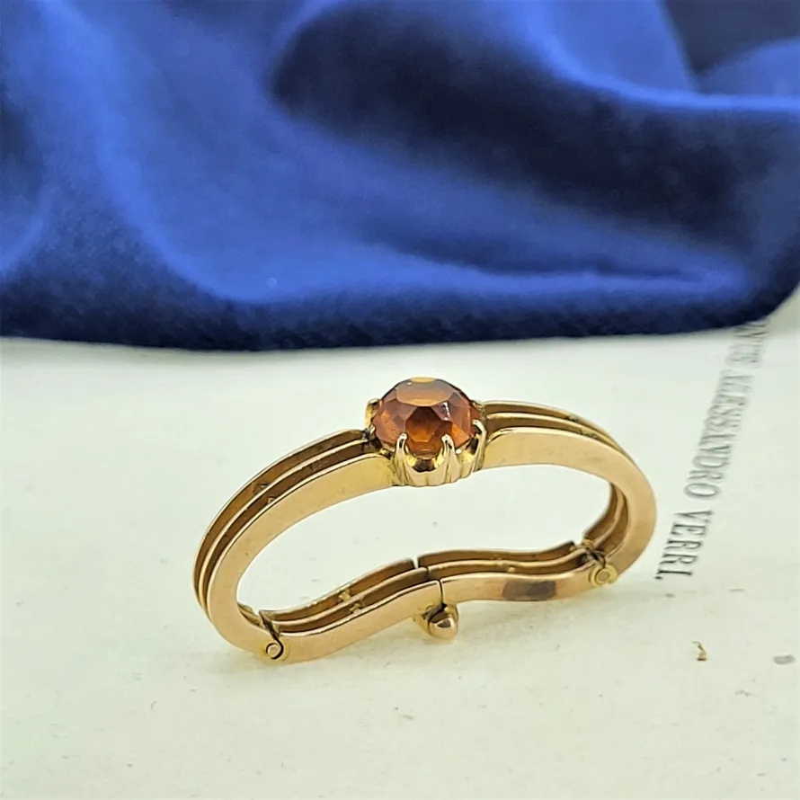 Antique 9ct Gold Scarf Clip — image 9