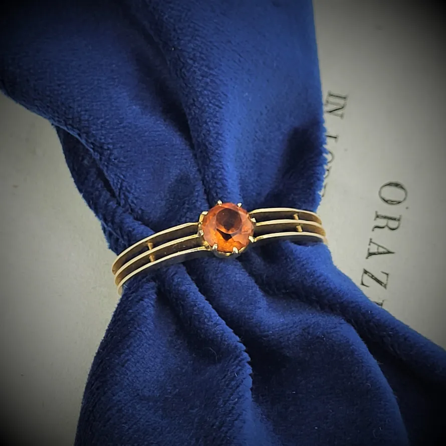 Antique 9ct Gold Scarf Clip