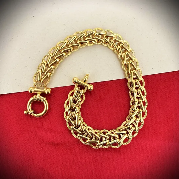 9ct Yellow Gold Fancy Italian Bracelet