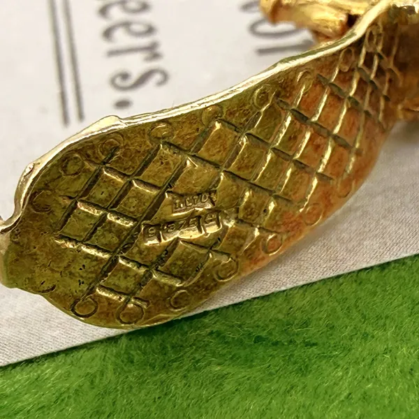 9ct Yellow Gold Opening Boot Charm, Birmingham 1973 — image 12