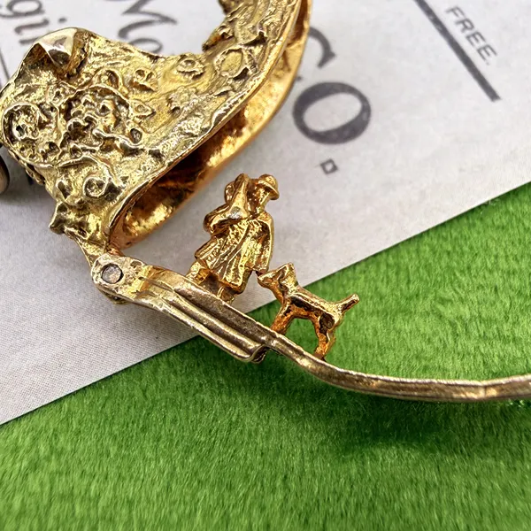 9ct Yellow Gold Opening Boot Charm, Birmingham 1973 — image 10