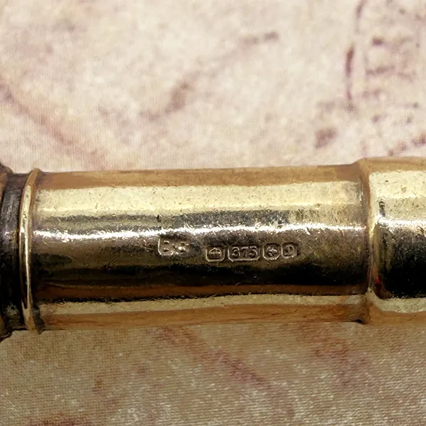 9ct Yellow Gold Post Box Charm, Birmingham 1978 — image 9