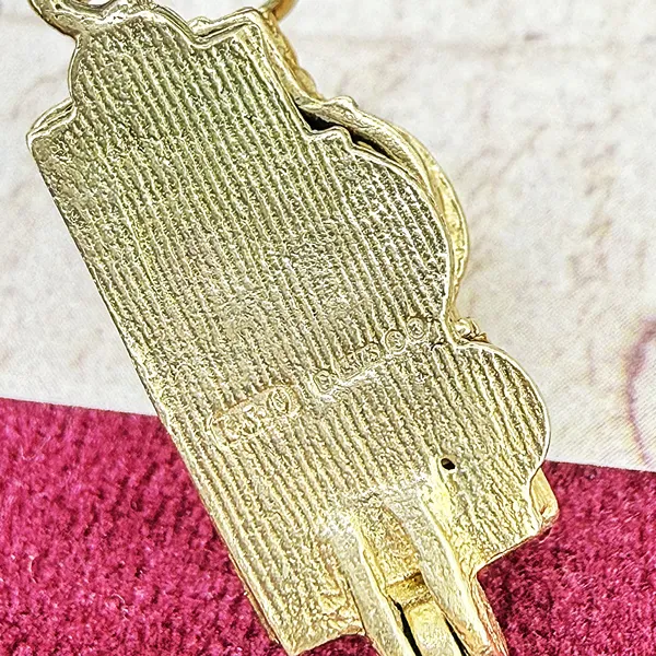 Vintage 9ct Gold Opening House Charm, London 1973 — image 9