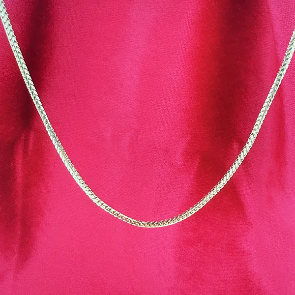 18ct Yellow Gold Franco Chain Necklace — image 2