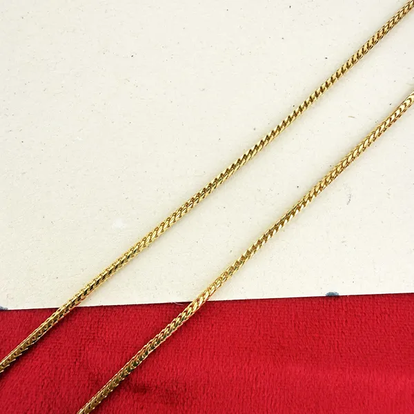18ct Yellow Gold Franco Chain Necklace — image 5