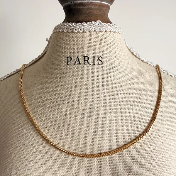 18ct Yellow Gold Franco Chain Necklace — image 8