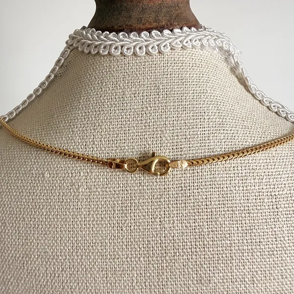 18ct Yellow Gold Franco Chain Necklace — image 10