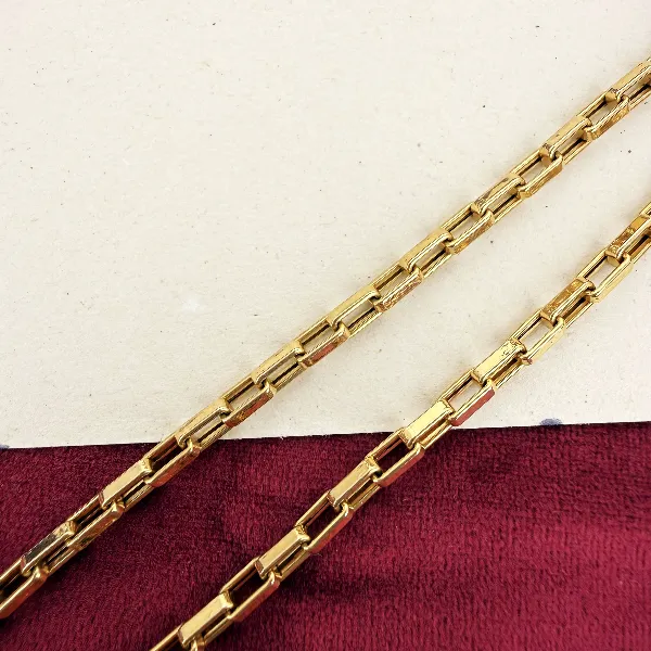 9ct Yellow Gold Open Box Chain — image 5