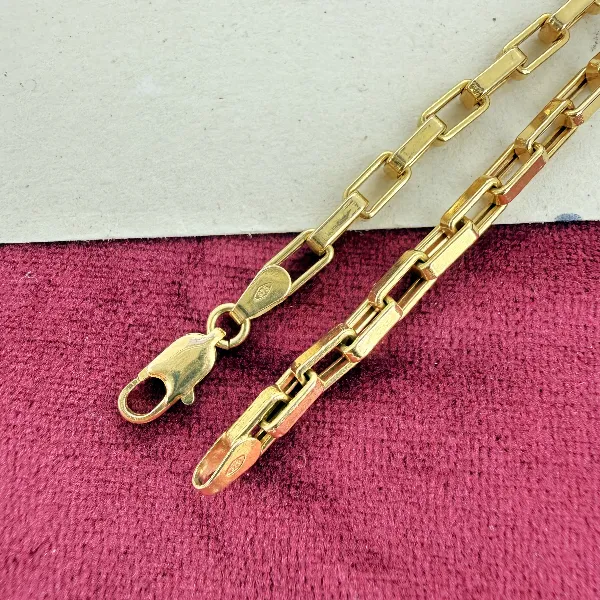 9ct Yellow Gold Open Box Chain — image 7
