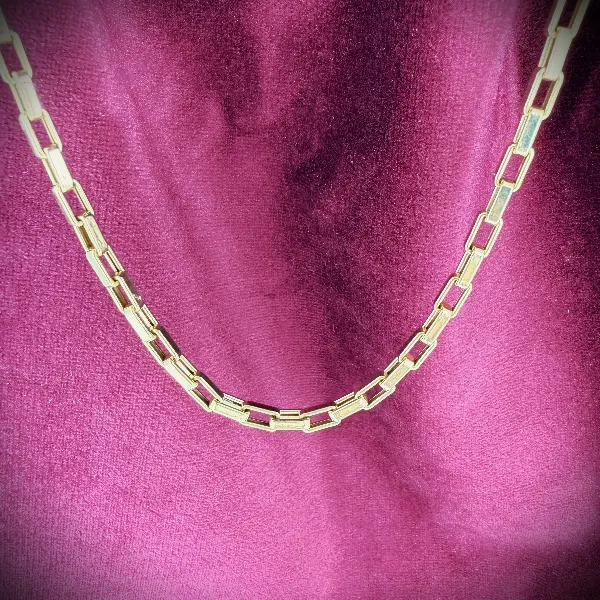 9ct Yellow Gold Open Box Chain