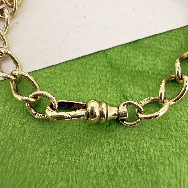 Classic 9ct Yellow Gold Albert Chain — image 6