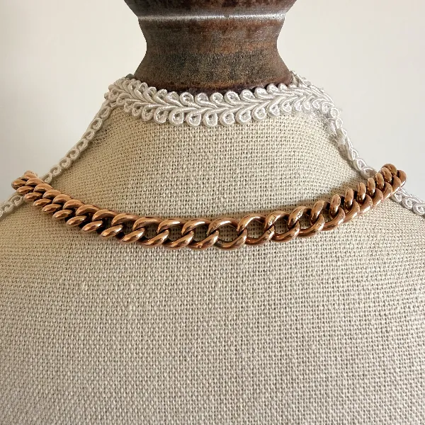 Heavy 9ct Rose Gold Albert Chain with Removable T-Bar  — image 18