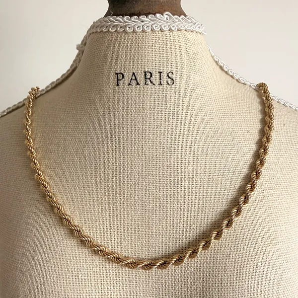 Solid 9ct Yellow Gold Rope Chain — image 8