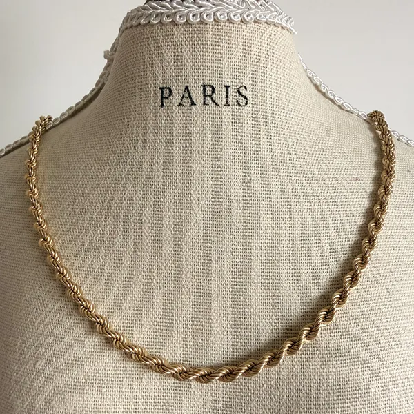 Solid 9ct Yellow Gold Rope Chain — image 9