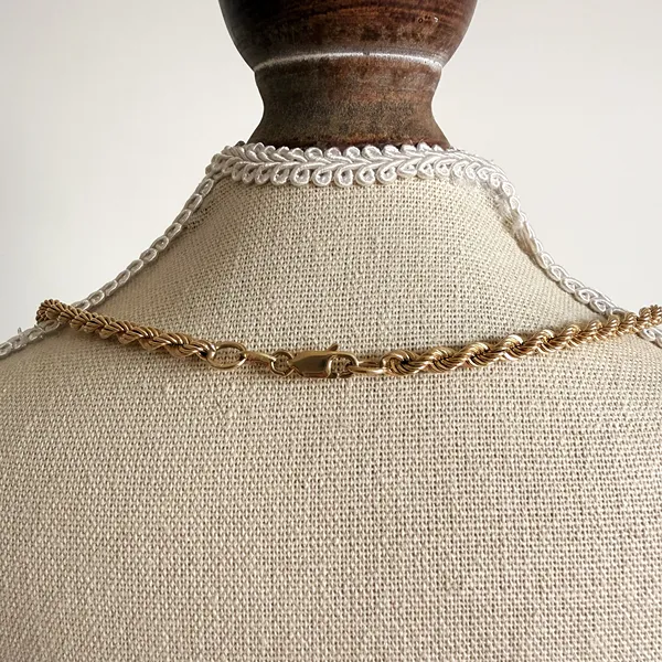 Solid 9ct Yellow Gold Rope Chain — image 10